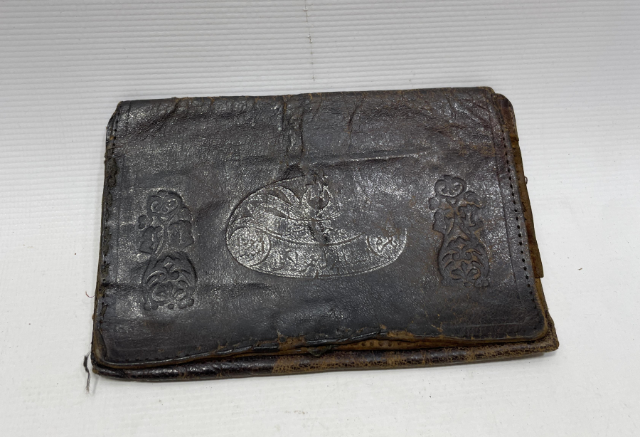 OSMANLI DÖNEMİ ÜZERİ OSMANLICA YAZILI ASKER CÜZDANI