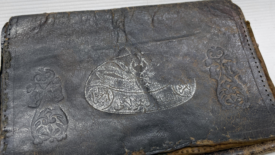 OSMANLI DÖNEMİ ÜZERİ OSMANLICA YAZILI ASKER CÜZDANI