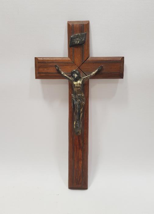 1929 TARİHLİ ÇARMIHA GERİLMİŞ HAZRETİ İSA HEYKELİ - CRUCIFIX 