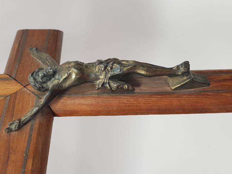 1929 TARİHLİ ÇARMIHA GERİLMİŞ HAZRETİ İSA HEYKELİ - CRUCIFIX 