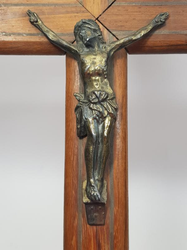 1929 TARİHLİ ÇARMIHA GERİLMİŞ HAZRETİ İSA HEYKELİ - CRUCIFIX 