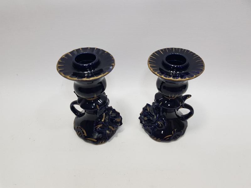 ANTİKA ÇİFT CAPODIMONTE MUMLUK