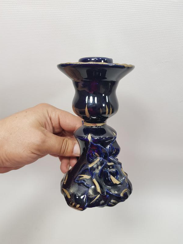 ANTİKA ÇİFT CAPODIMONTE MUMLUK