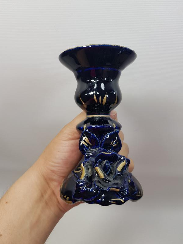 ANTİKA ÇİFT CAPODIMONTE MUMLUK