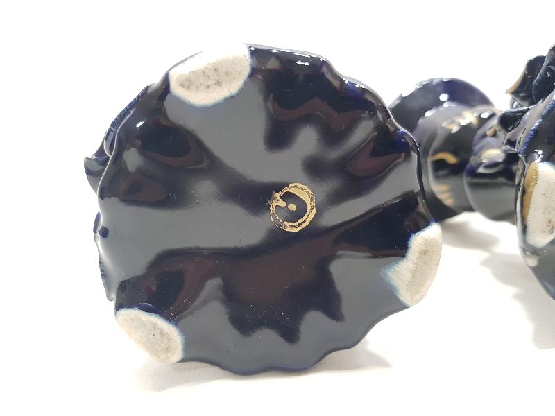 ANTİKA ÇİFT CAPODIMONTE MUMLUK