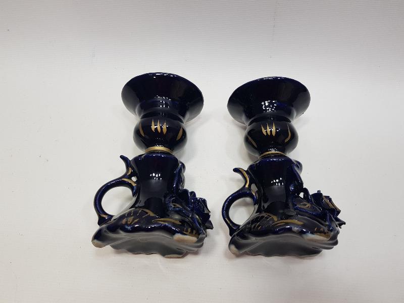 ANTİKA ÇİFT CAPODIMONTE MUMLUK