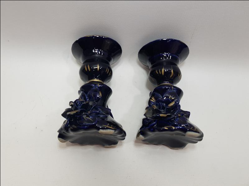 ANTİKA ÇİFT CAPODIMONTE MUMLUK