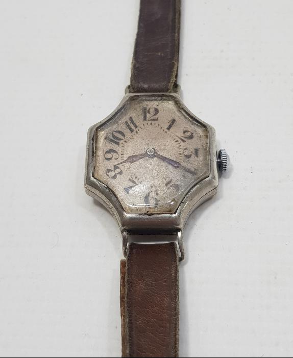 ANTİKA GÜMÜŞ KOL SAATİ 