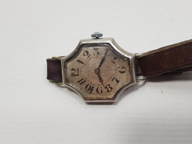 ANTİKA GÜMÜŞ KOL SAATİ 