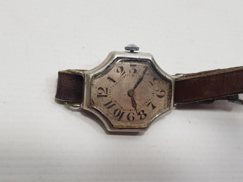 ANTİKA GÜMÜŞ KOL SAATİ 