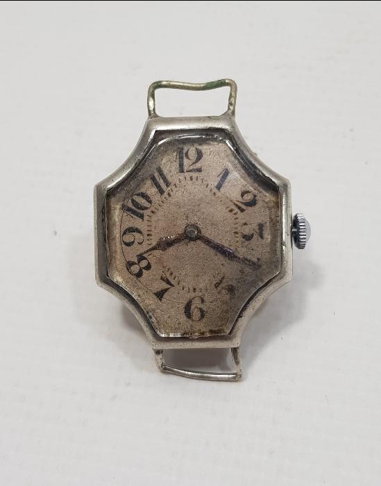 ANTİKA GÜMÜŞ KOL SAATİ 