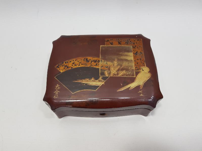 ANTİKA PAPIER MACHE KUTU