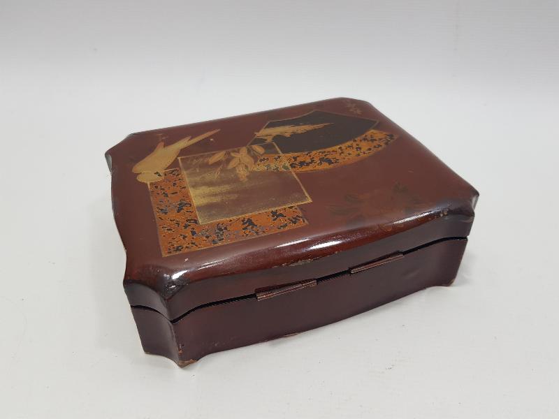 ANTİKA PAPIER MACHE KUTU