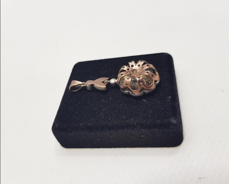 ANTİKA PIRLANTA KOLYE UCU