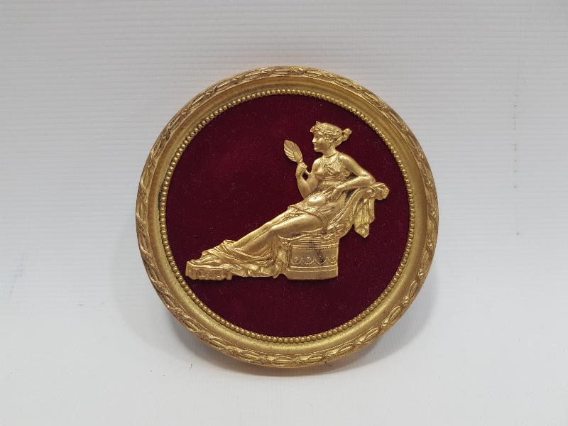 ART NOUVEAU ALTIN KAPLAMA DUVAR SÜSÜ