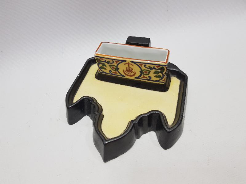 OSMANLI DÖNEMİ CONSTANTINOPLE DAMGALI TURMAC PORSELEN KALEMLİK