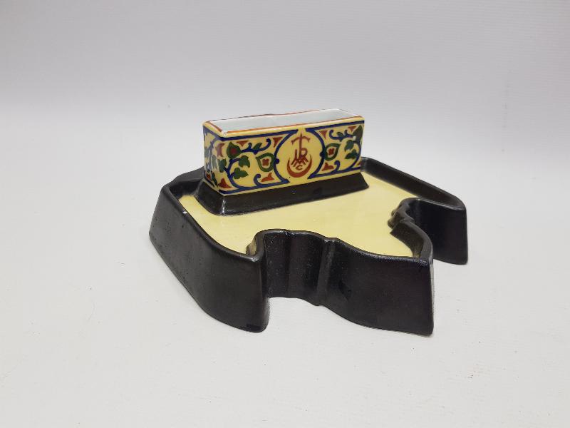 OSMANLI DÖNEMİ CONSTANTINOPLE DAMGALI TURMAC PORSELEN KALEMLİK