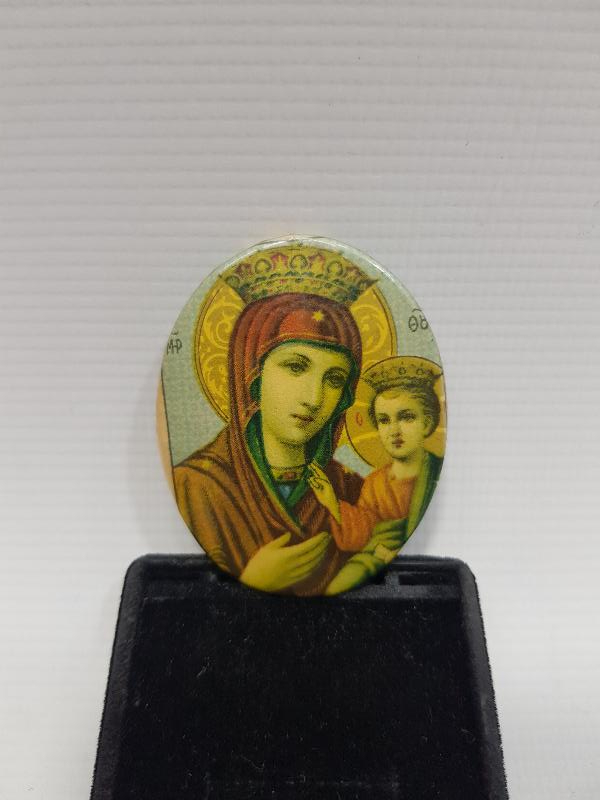 OSMANLI DÖNEMİ HAZRETİ MERYEM VE ÇOCUK İSA TEMALI İKONA