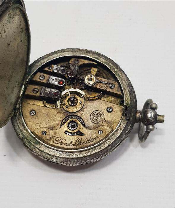 OSMANLI DÖNEMİ J. DENT LONDON MARKA GÜMÜŞ ŞEHZADE CEP SAATİ