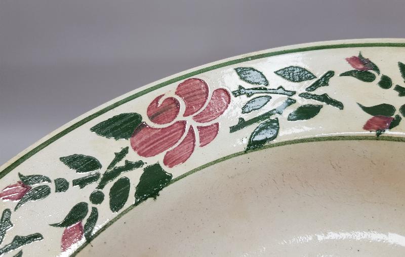 OSMANLI DÖNEMİ MEŞRUTİYET BAYRAKLI AFİYET OLSUN EFENDİM YAZILI PORSELEN TABAK