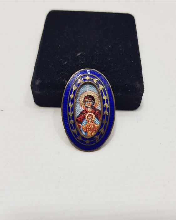 OSMANLI DÖNEMİ RUM İŞİ MİNELİ İKONA