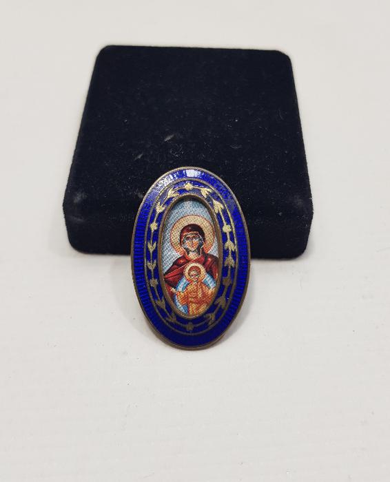 OSMANLI DÖNEMİ RUM İŞİ MİNELİ İKONA