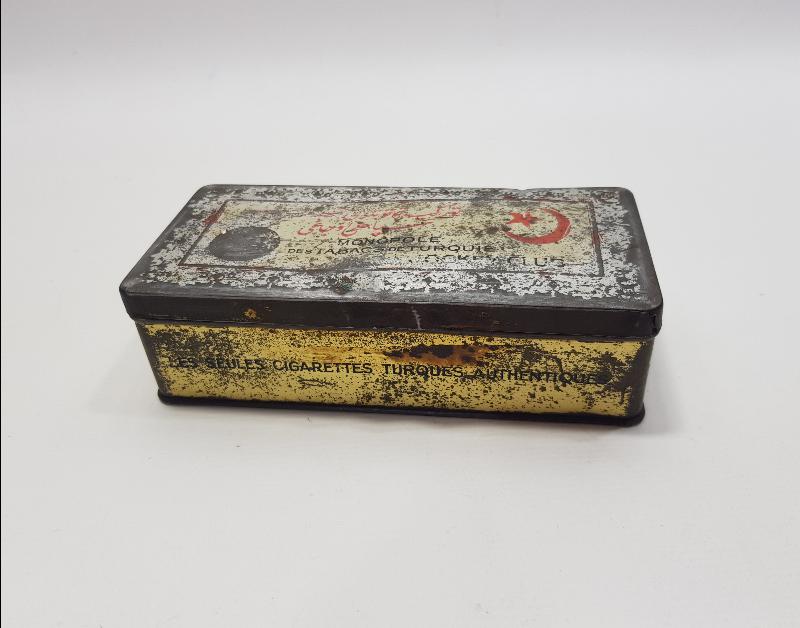 OSMANLI DÖNEMİ TENEKE SİGARA KUTUSU