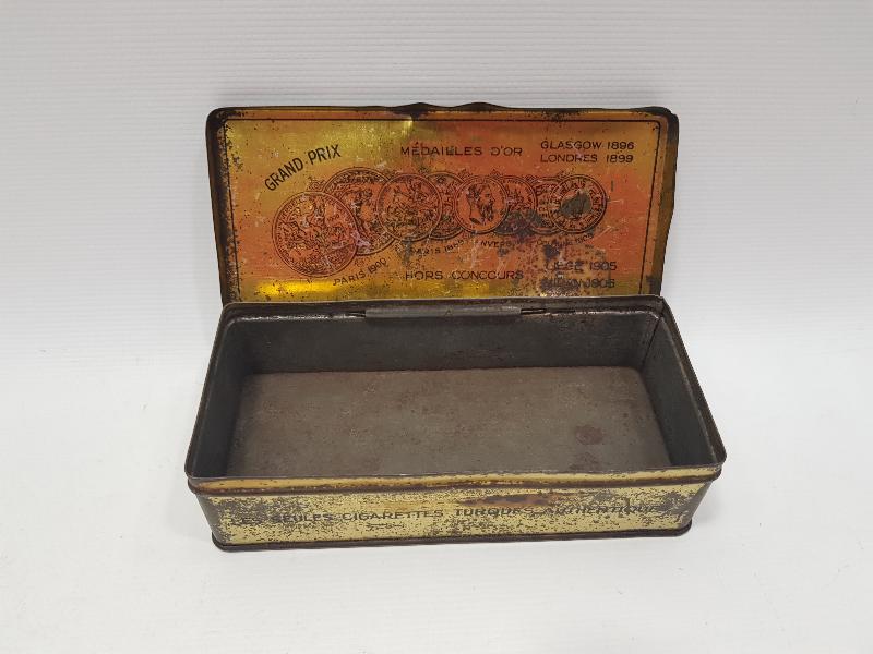 OSMANLI DÖNEMİ TENEKE SİGARA KUTUSU