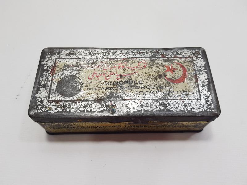 OSMANLI DÖNEMİ TENEKE SİGARA KUTUSU