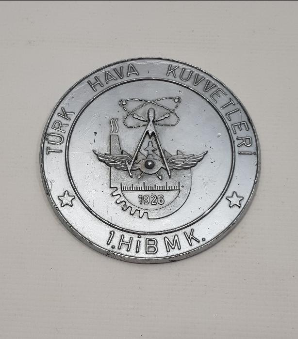 TÜRK HAVA KUVVETLERİ 1. HAVA İKMAL BAKIM MERKEZ KOMUTANLIĞI MADALYON