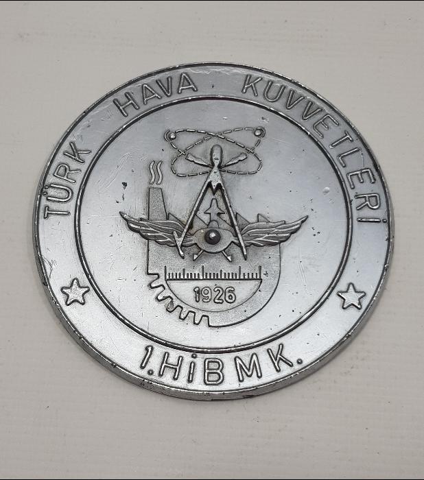 TÜRK HAVA KUVVETLERİ 1. HAVA İKMAL BAKIM MERKEZ KOMUTANLIĞI MADALYON