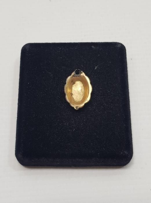 ART NOUVEAU ALTIN KAPLAMA KOLYE UCU