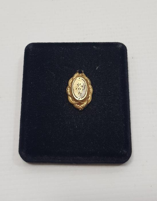 ART NOUVEAU ALTIN KAPLAMA KOLYE UCU