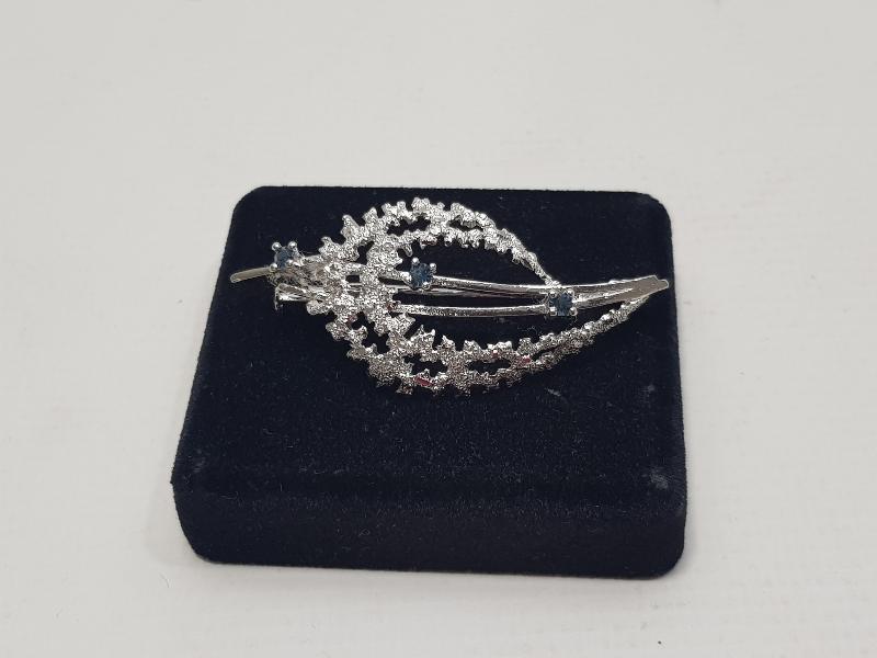 HİLAL FORMLU ANTİKA BROŞ