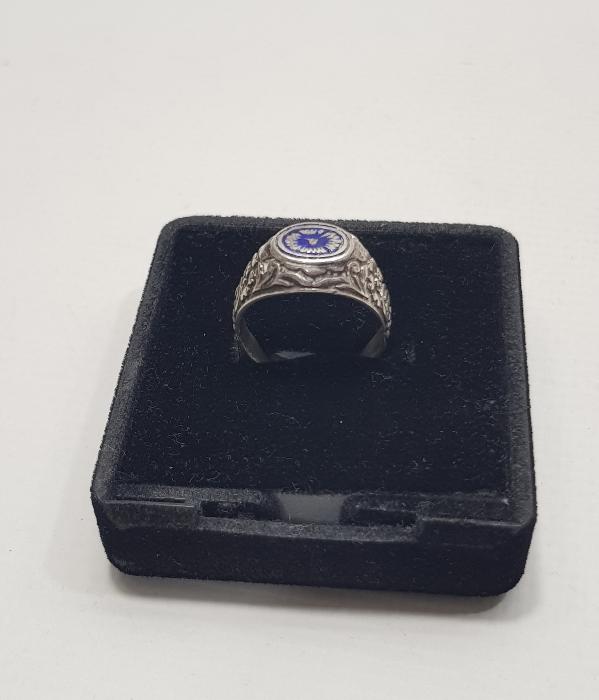 OSMANLI DÖNEMİ MİNELİ GÜMÜŞ YÜZÜK