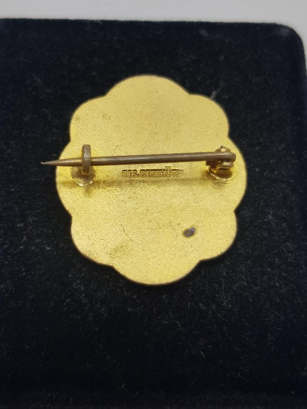 1. DÜNYA SAVAŞI 1914-1915 TARİHLİ İTTİFAK BAYRAKLI MİNELİ NADİR ROZET