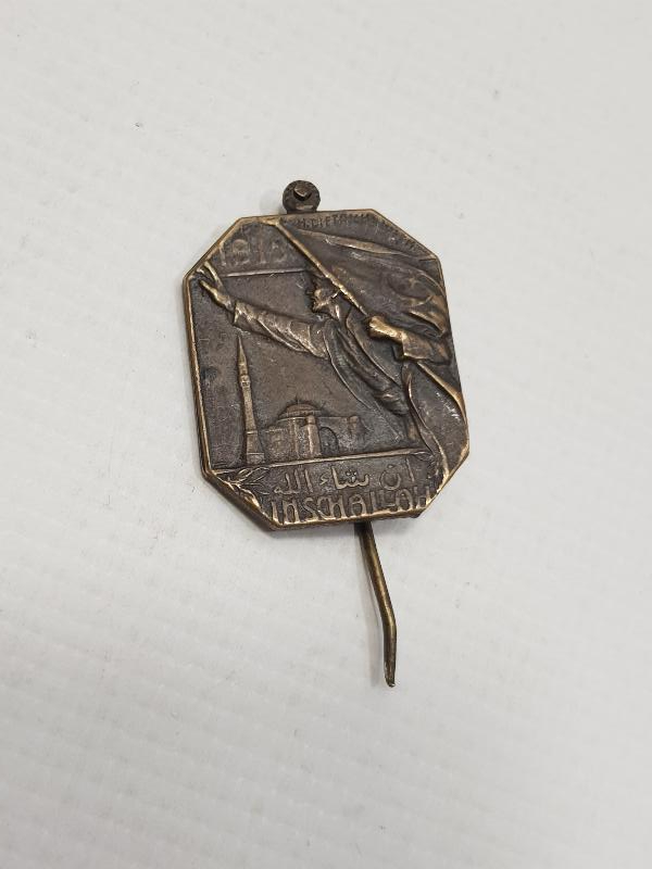 1. DÜNYA SAVAŞI 1915 TARİHLİ NADİR OSMANLI ROZET 