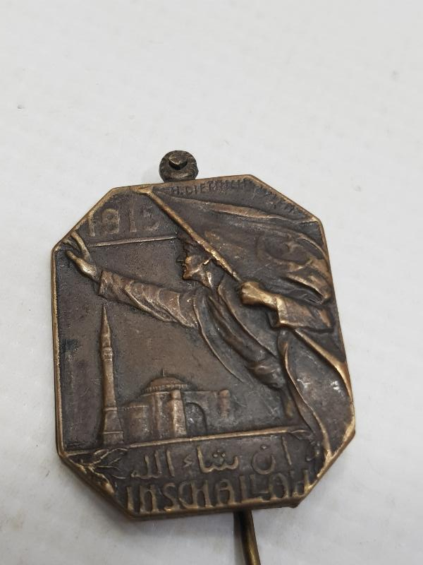 1. DÜNYA SAVAŞI 1915 TARİHLİ NADİR OSMANLI ROZET 