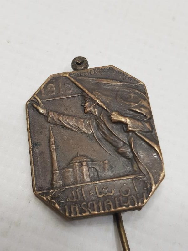 1. DÜNYA SAVAŞI 1915 TARİHLİ NADİR OSMANLI ROZET 