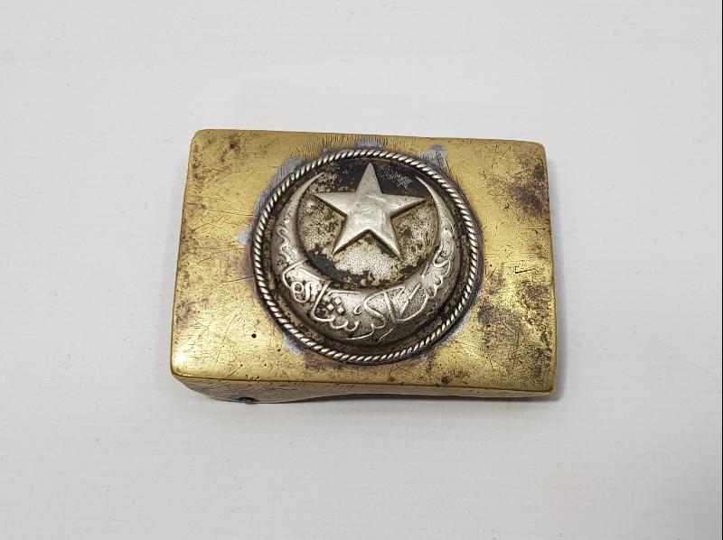 1. DÜNYA SAVAŞI DÖNEMİ ASAKİRİ ŞAHANE YAZILI OSMANLI SUBAY KEMER TOKASI