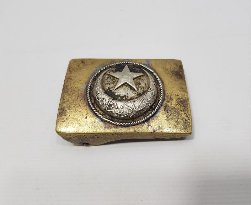 1. DÜNYA SAVAŞI DÖNEMİ ASAKİRİ ŞAHANE YAZILI OSMANLI SUBAY KEMER TOKASI