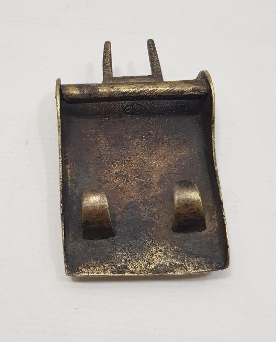 1. DÜNYA SAVAŞI DÖNEMİ ASAKİRİ ŞAHANE YAZILI OSMANLI SUBAY KEMER TOKASI