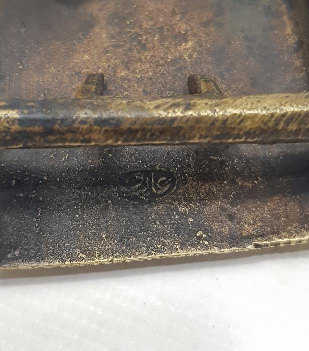 1. DÜNYA SAVAŞI DÖNEMİ ASAKİRİ ŞAHANE YAZILI OSMANLI SUBAY KEMER TOKASI