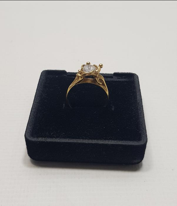 1930'LARDAN ZİRKON TAŞLI ÇOK FARKLI FORMDA YÜZÜK