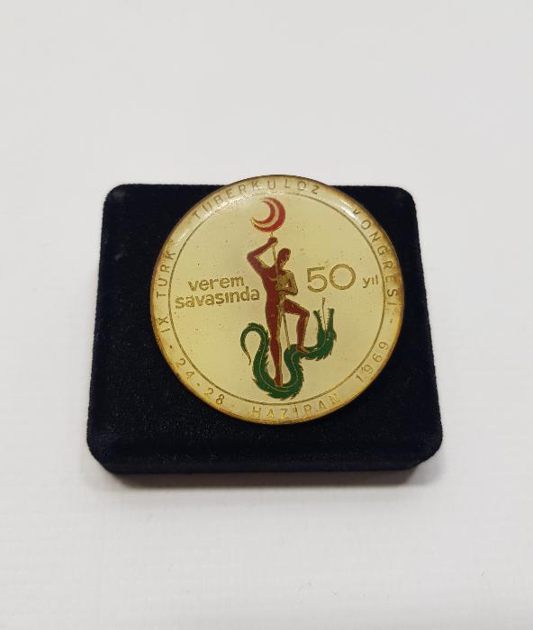 1969 TÜRK TÜBERKÜLOZ KONGRESİ ROZET