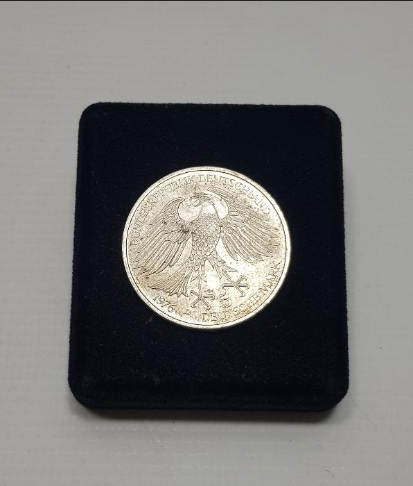 1976 ALMANYA 5 MARK GÜMÜŞ HATIRA PARA