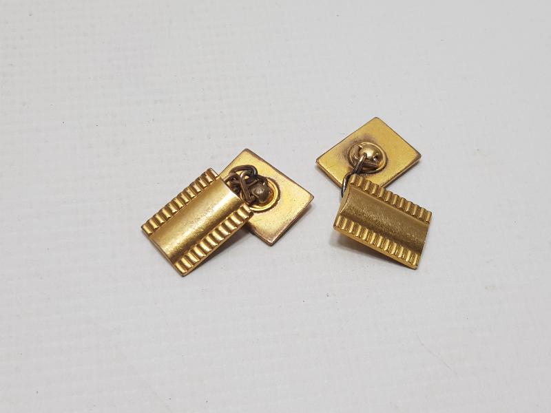 ANTİKA ALTIN KAPLAMA KOL DÜĞMELERİ