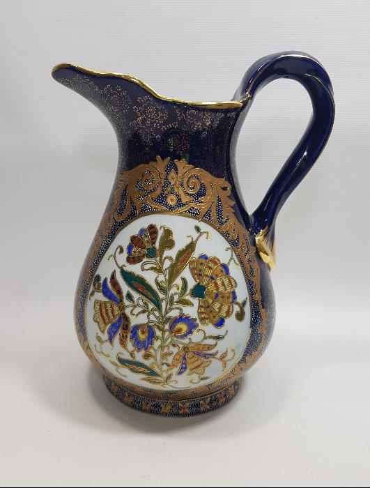 ANTİKA ALTIN YALDIZLI VE MİNELİ PORSELEN BANYO SETİ 