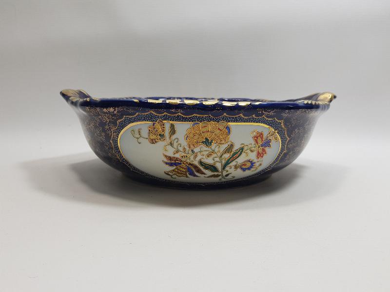 ANTİKA ALTIN YALDIZLI VE MİNELİ PORSELEN BANYO SETİ 