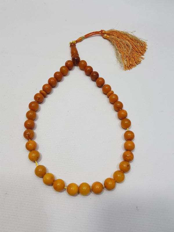 ANTİKA DAMLA KEHRİBAR TESPİH